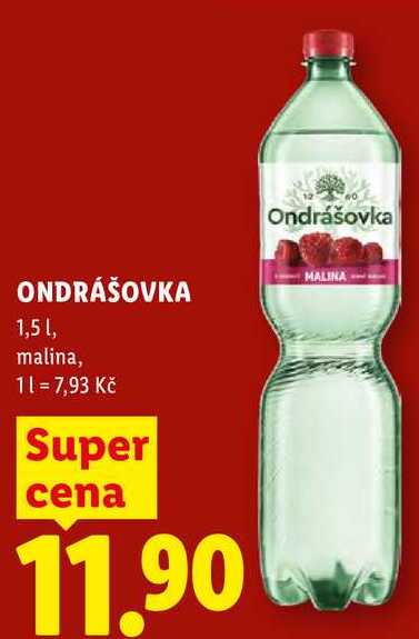 Ondrášovka malina, 1,5 l