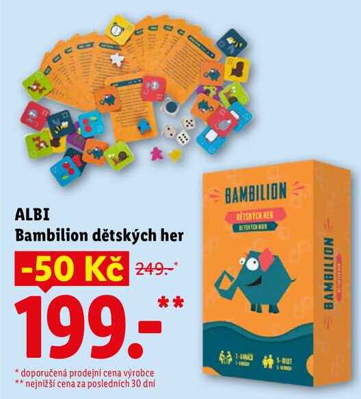ALBI Bambilion dětských her