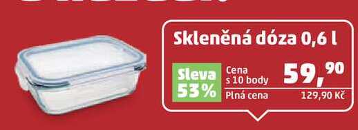 Skleněná dóza, 0,6 l