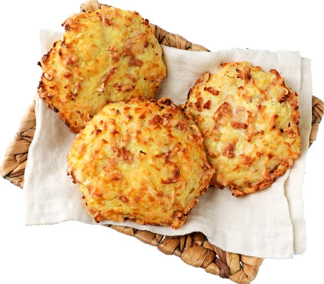 Mini pizza se slaninou