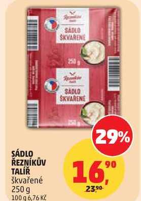 SÁDLO ŘEZNÍKŮV TALÍŘ škvařené, 250 g