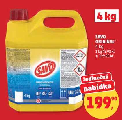 SAVO ORIGINAL, 4 kg