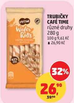 TRUBIČKY CAFÉ TIME různé druhy, 280 g