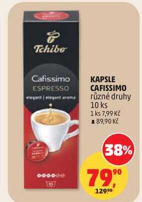 KAPSLE CAFISSIMO různé druhy, 10 ks
