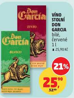 VÍNO STOLNÍ DON GARCIA bílé, 1 l