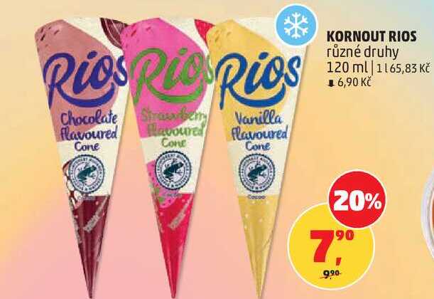 KORNOUT RIOS různé druhy, 120 ml