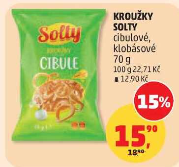 KROUŽKY SOLTY cibulové, 70 g