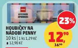 HOUBIČKY NA NÁDOBÍ PENNY, 10 ks 