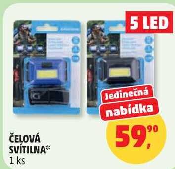 ČELOVÁ SVÍTILNA, 1 ks