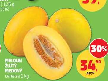 MELOUN ŽLUTÝ MEDOVÝ, 1 kg