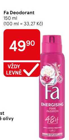 Fa Deodorant, 150 ml