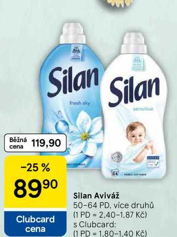 Silan Aviváž, 50-64 PD, více druhů 