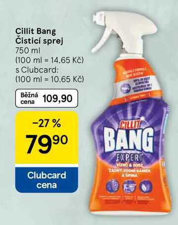 Cillit Bang Čisticí sprej, 750 ml