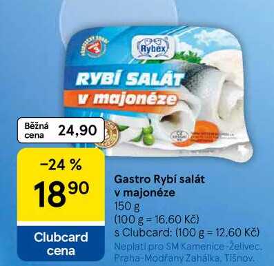 Gastro Rybí salát v majonéze, 150 g