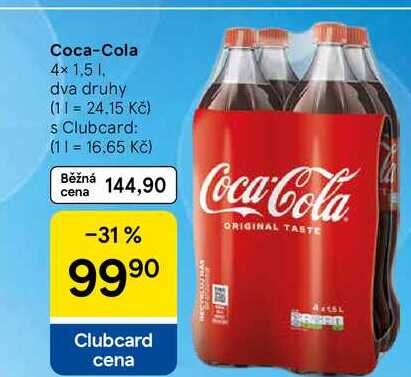 Coca-Cola, 4x 1.5 l
