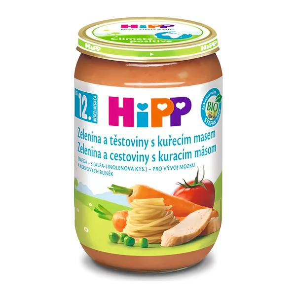 HiPP BIO Zelenina a těstoviny s kuřecím masem