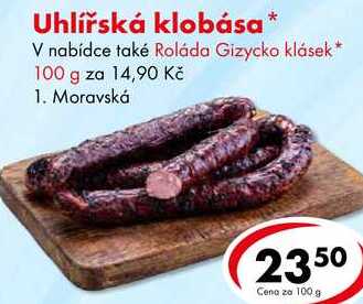 Uhlířská klobása, 100 g 