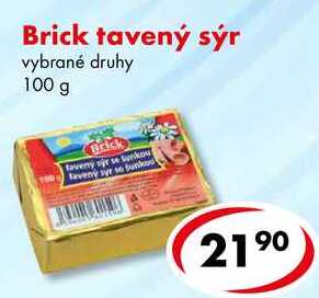 Brick tavený sýr, 100 g
