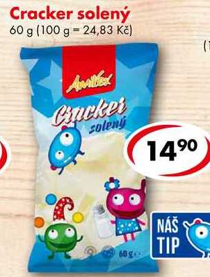 Cracker solený, 60 g