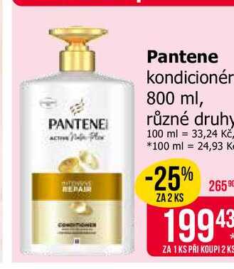 Pantene kondicionér 800 ml