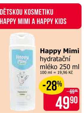 Happy Mimi hydratační mléko 250 ml