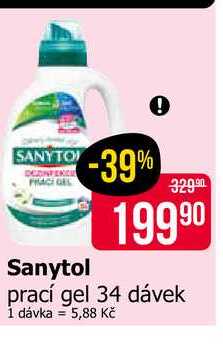 Sanytol prací gel 34 dávek