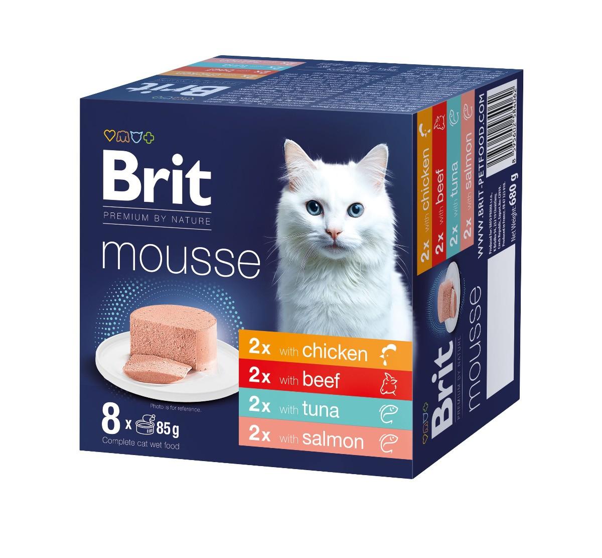 Brit Premium by Nature Cat Mousse, 680 g