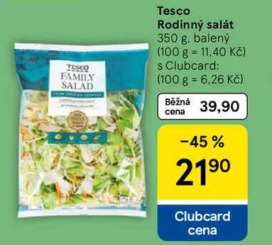 Tesco Rodinný salát, 350 g
