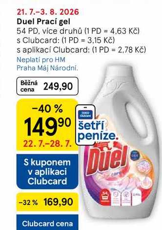 Duel Prací gel, 54 PD, více druhů  