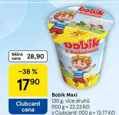 Bobík Maxi, 130 g, více druhů