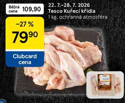 Tesco Kuřecí křídla, 1 kg