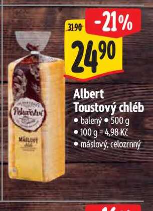 Albert Toustový chléb 500 g