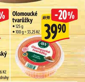  Olomoucké tvarůžky 125 g