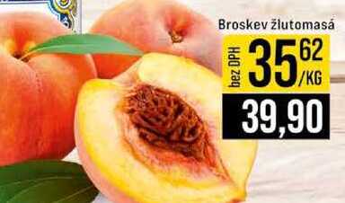Broskev žlutomasá 1kg