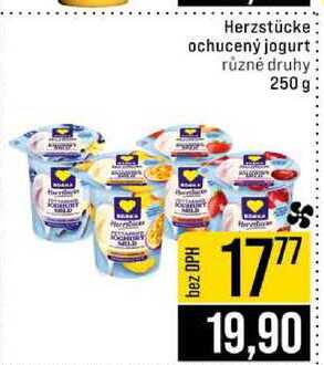 Herzstücke ochucený jogurt různé druhy 250 g