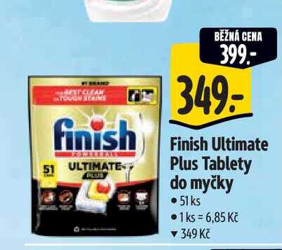 Finish Ultimate Plus Tablety do myčky 51 ks