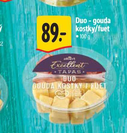 Duo-gouda kostky/fuet 100 g 
