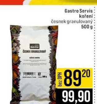 Gastro Servis kořeni česnek granulovaný 500 g