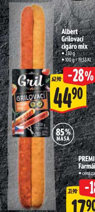 Albert Grilovací cigáro mix, 230 g