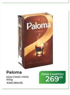 Paloma káva Classic mletá 900g