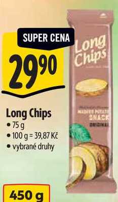 Long Chips, 75 g