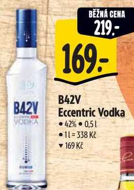 B42V Eccentric Vodka, 0,5 l