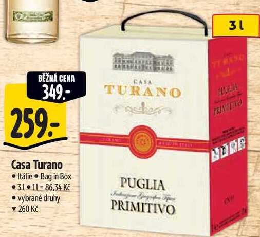 Casa Turano, 3 l