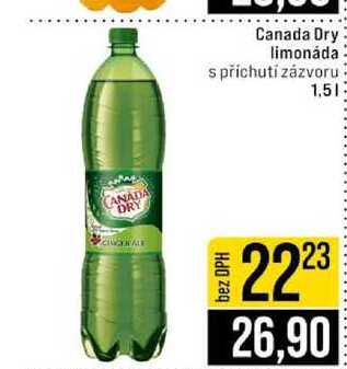 Canada Dry limonáda s příchutí zázvoru 1,5l