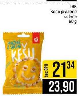 Kešu pražené solené 60 g