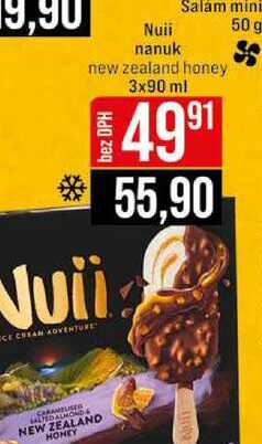 Nuii nanuk new zealand honey 3x90 ml