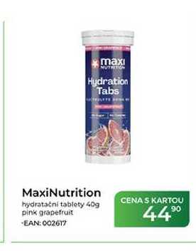 MaxiNutrition hydratační tablety 40g pink grapefruit