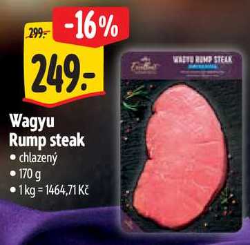 Wagyu Rump steak, 170 g
