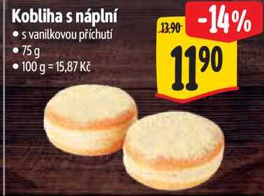 Kobliha s náplní, 75 g
