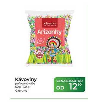 Kávoviny pufované rýže 60g - 135g